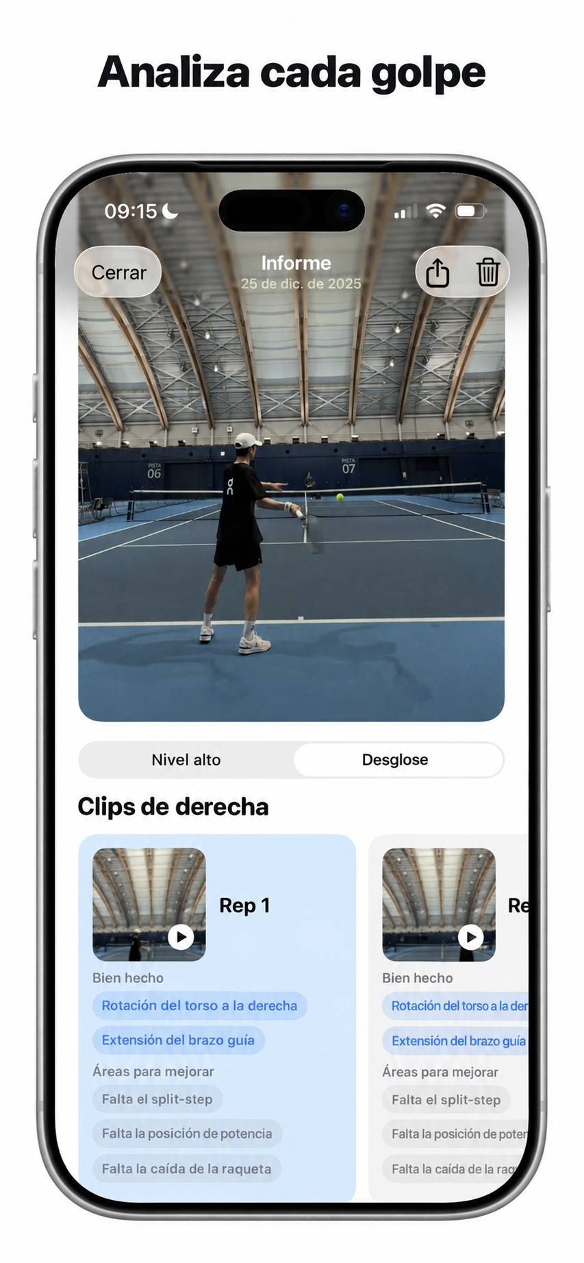 Vídeos de derecha con análisis técnico